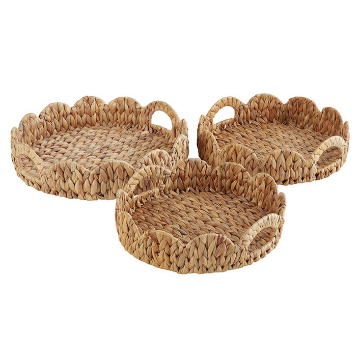 Scalloped Trays - Set of 3