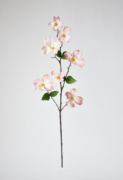 29" Faux Dogwood Branch Stem Blush