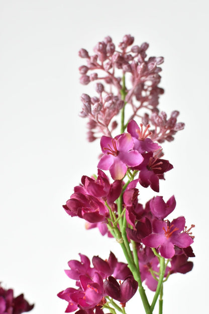 34.5" Faux Vibrant Pink/Purple Lilac Stem
