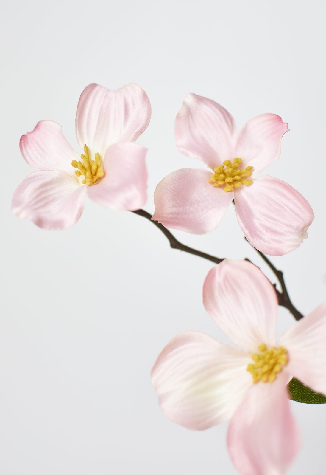 29" Faux Dogwood Branch Stem Blush