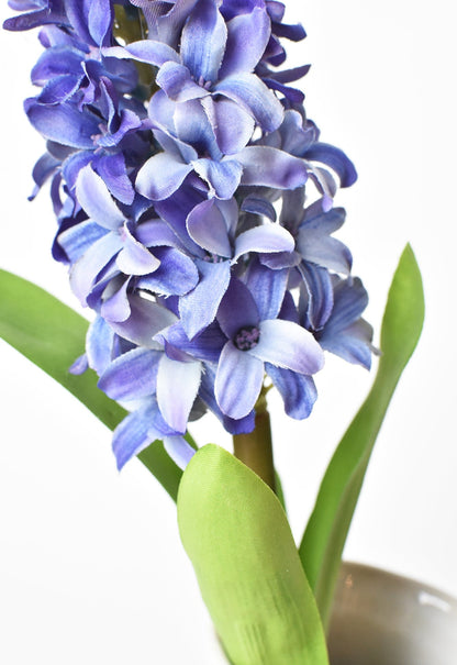 12.5" Faux Hyacinth Purple Violet Stem