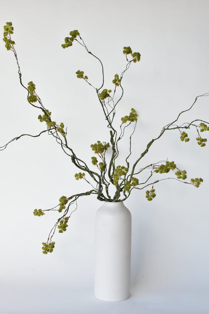 30" Faux Mini Fuzzy Blossom Branch