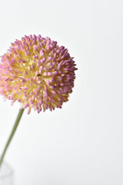 17.5" Faux Lavender Allium Stem