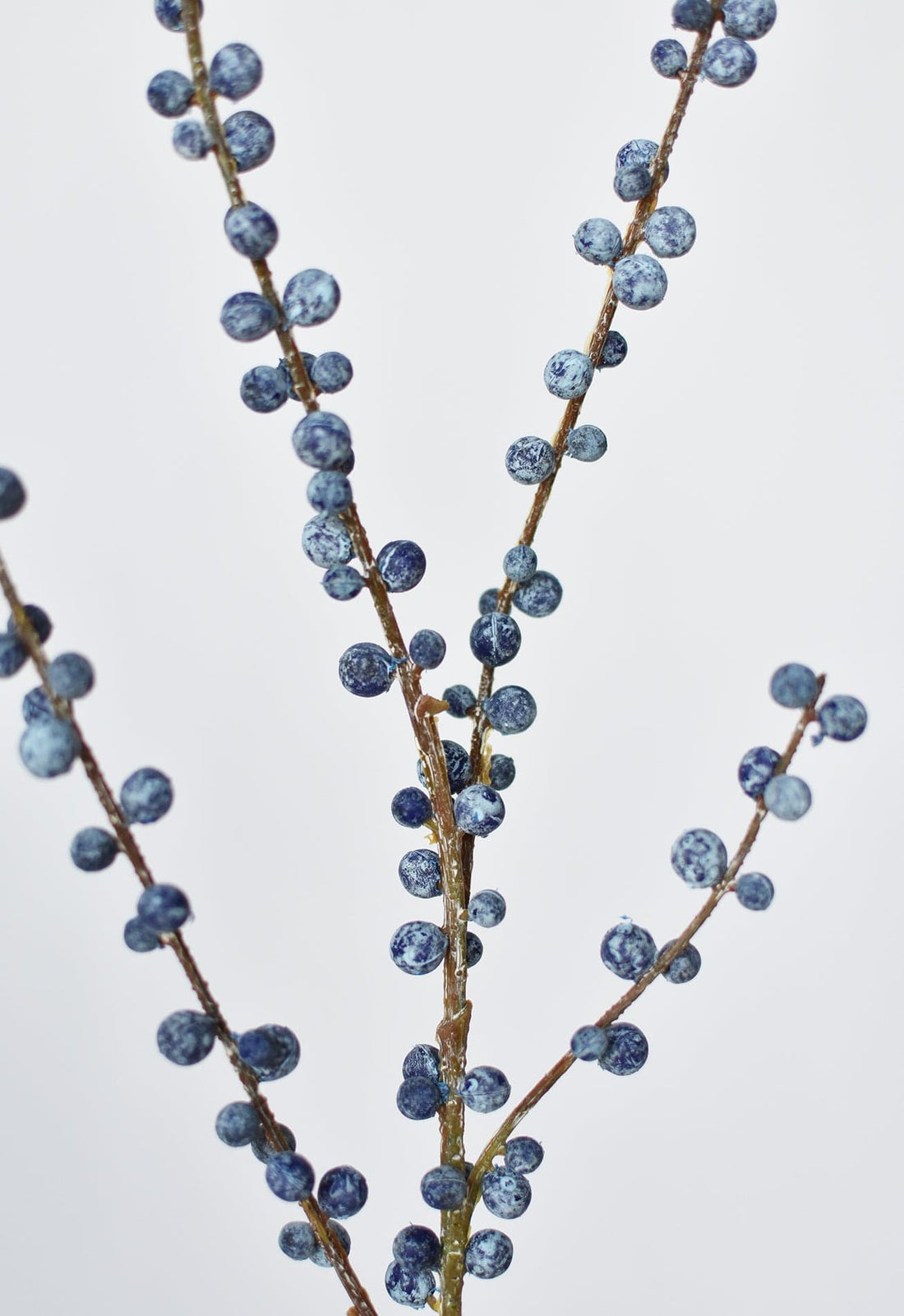 28" Faux Blue Berry Stem