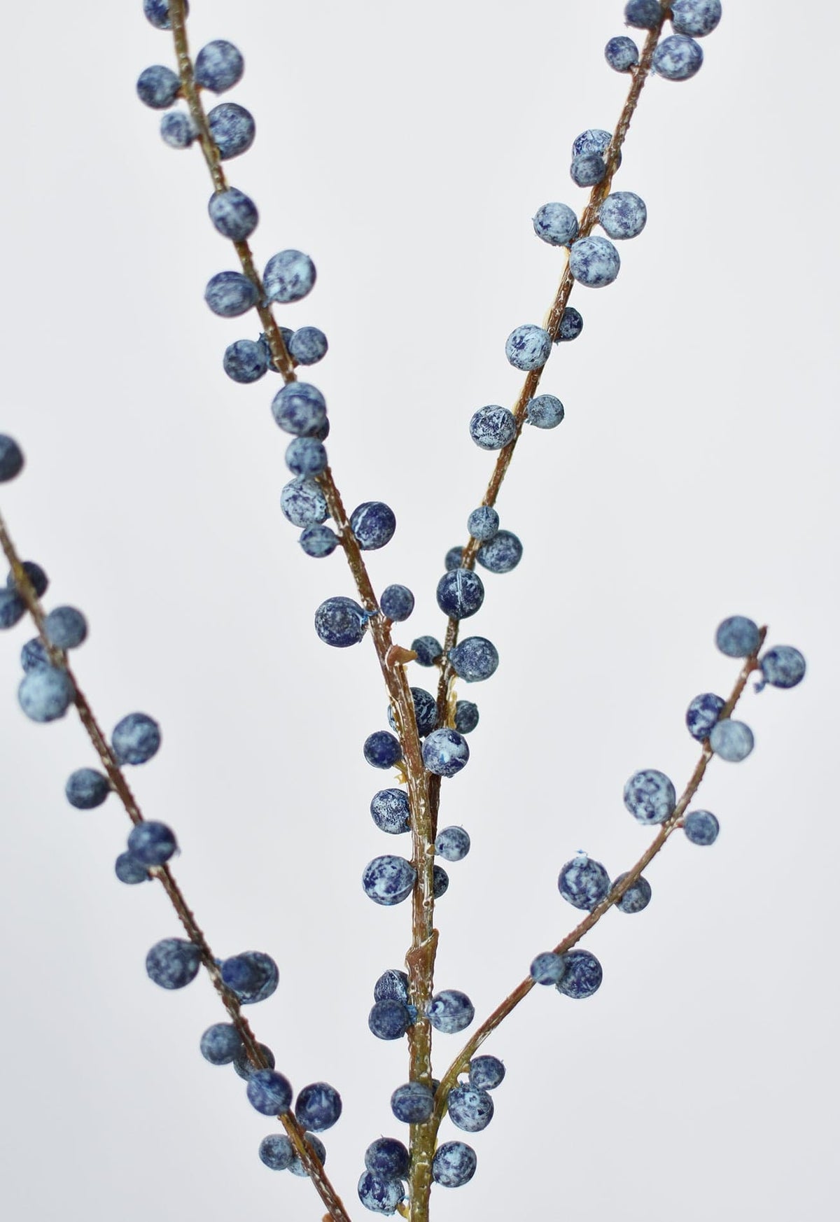 28" Faux Blue Berry Stem