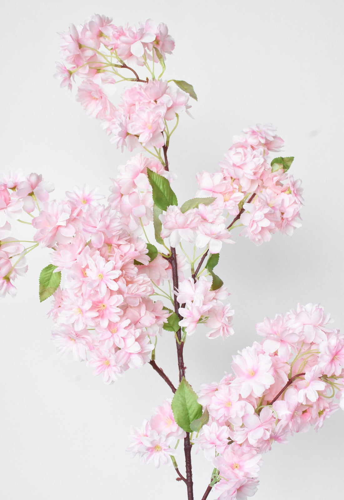 40" Faux Cherry Blossom Branch Stem Pink