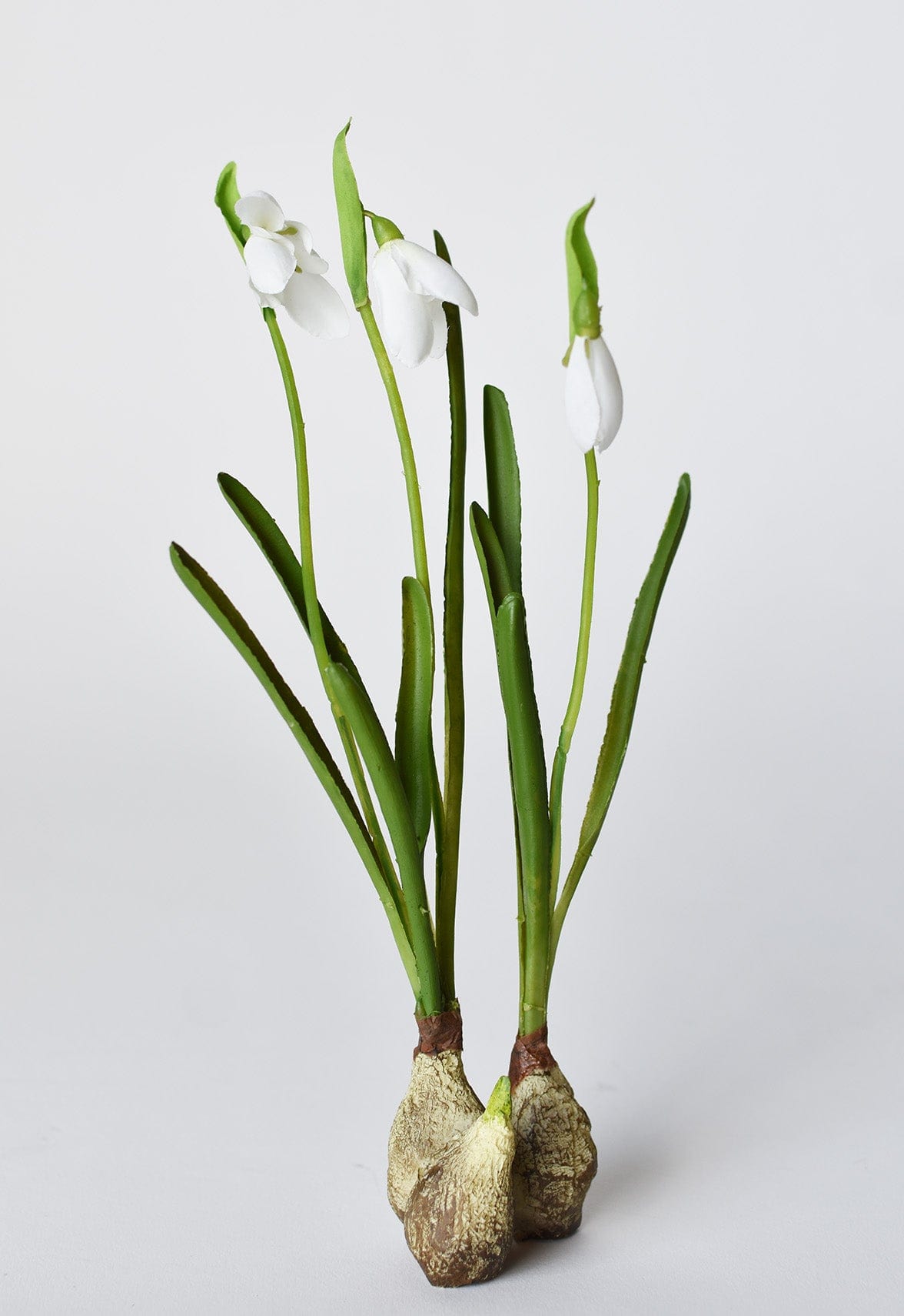 10" Faux Standing Snowdrop w/Bulb