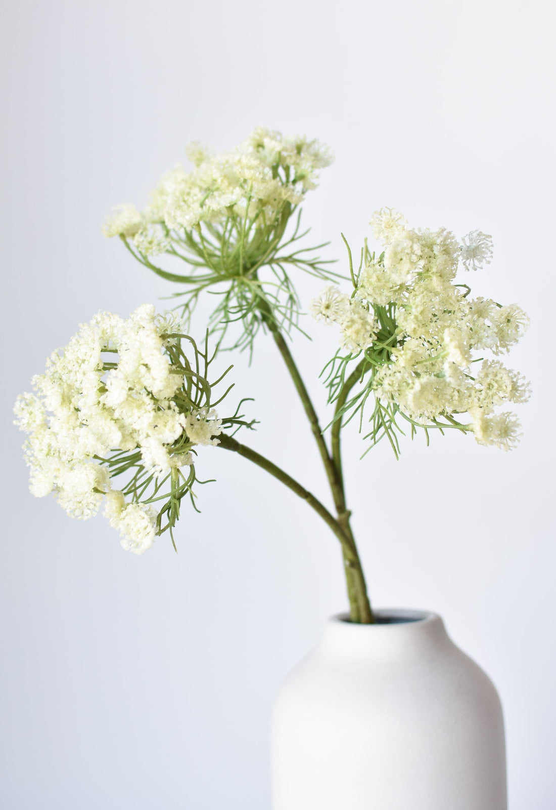 23" Faux White Queen Anne&