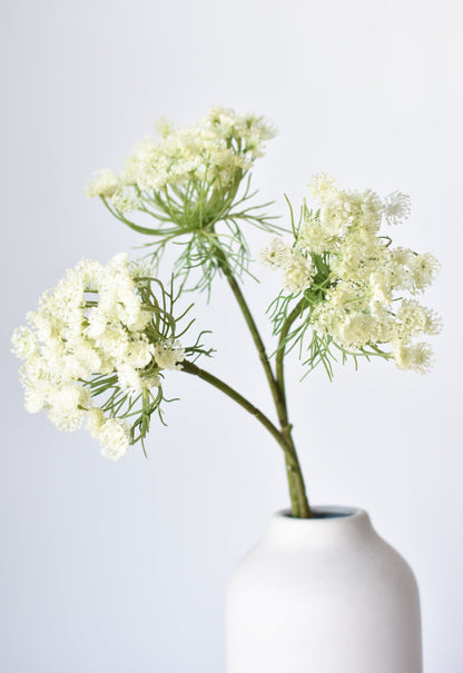 23" Faux White Queen Anne&