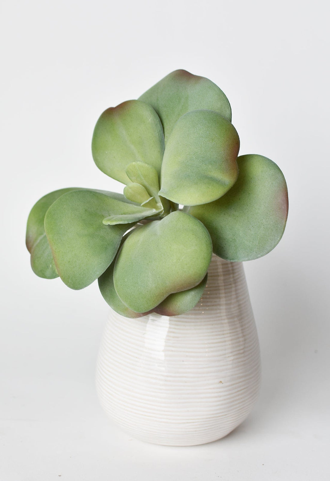 6" Faux Green\Gray Kalanchoe Succulent Pick