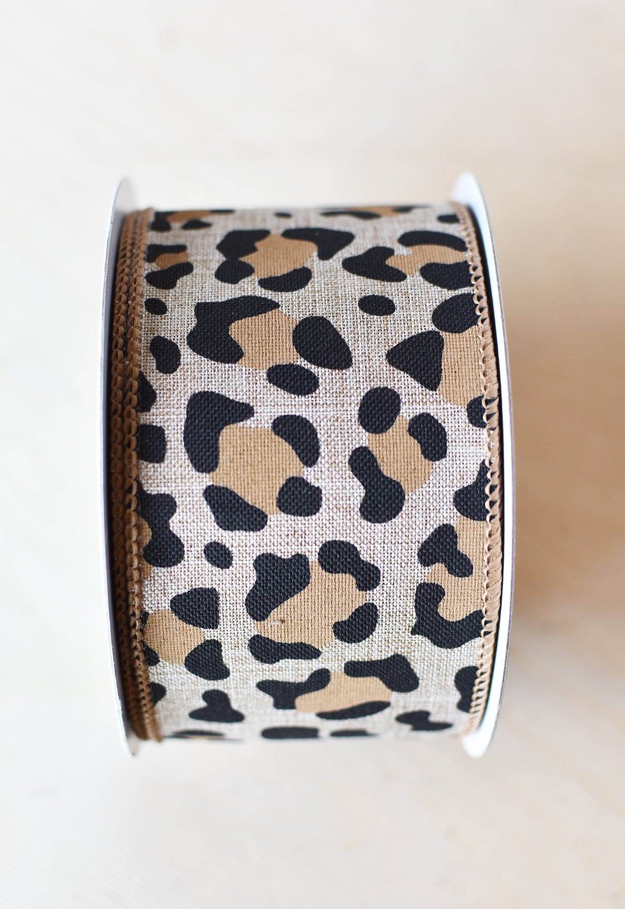 2.5" x 10yd Leopard Ribbon