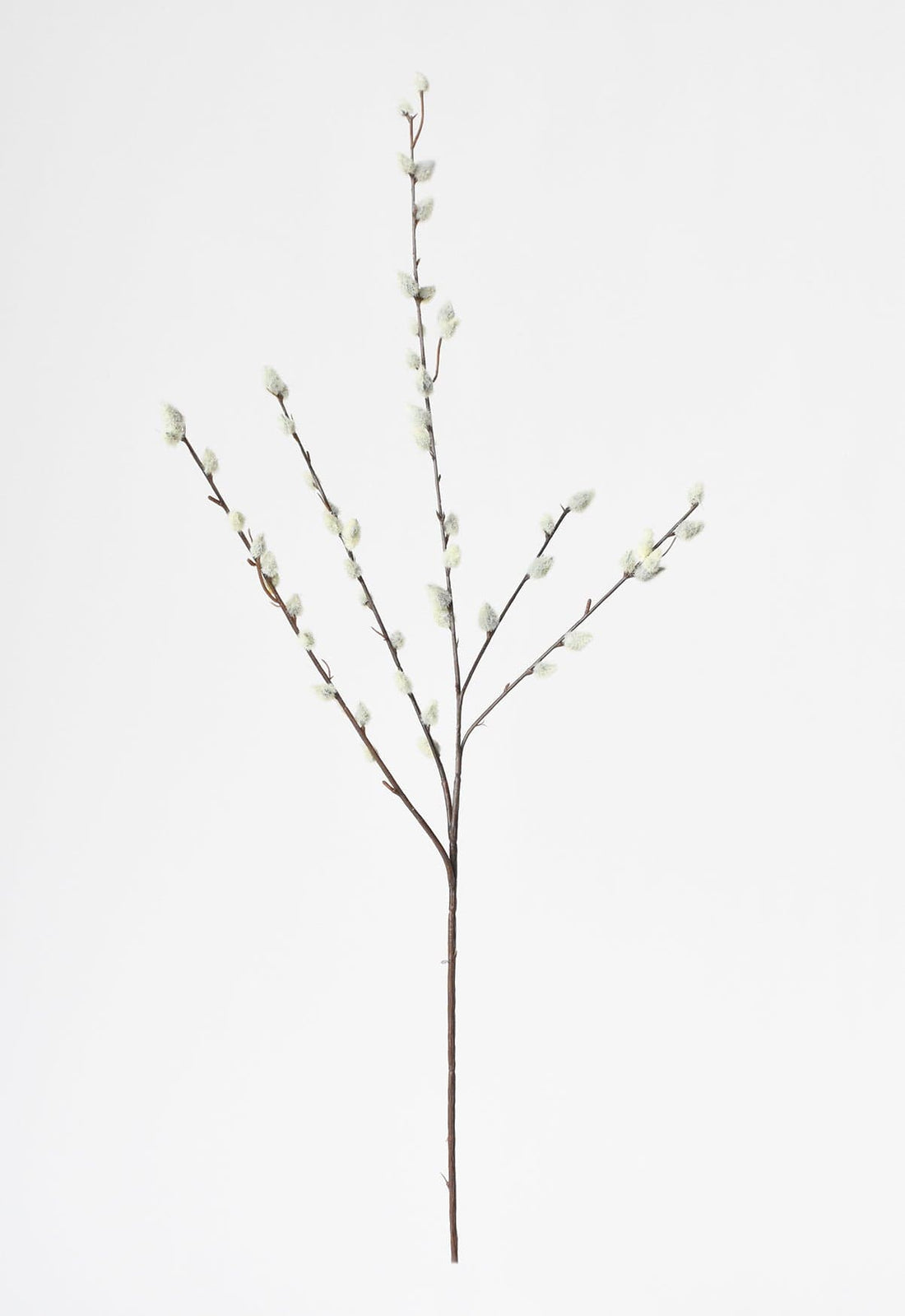 31" Faux Pussy Willow Stem