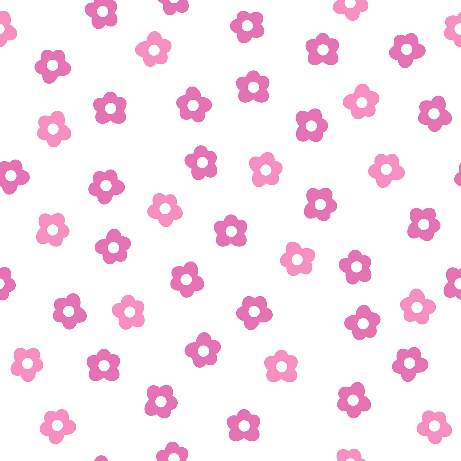 Daisy Dot (Pink) Wallpaper