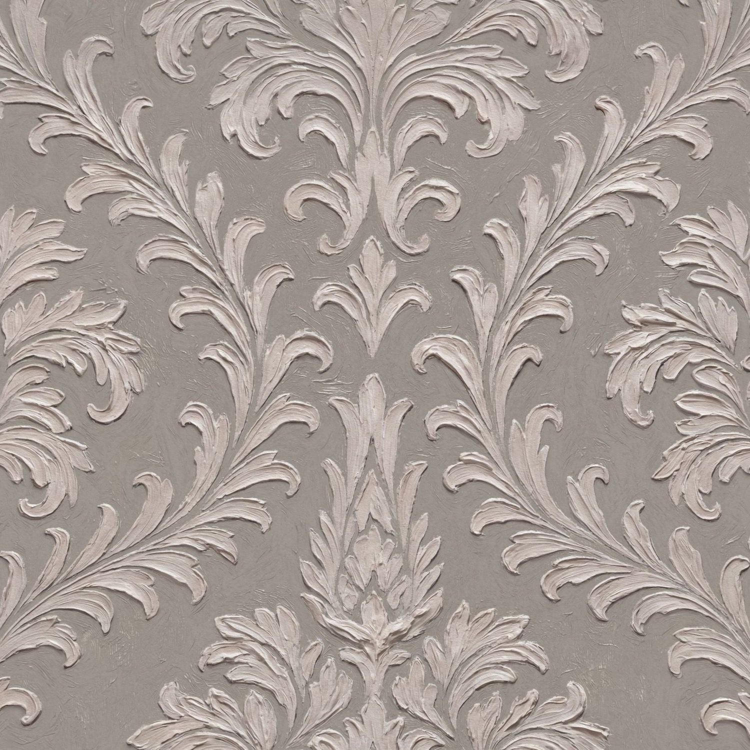 Daphne Brocade (Taupe) Wallpaper