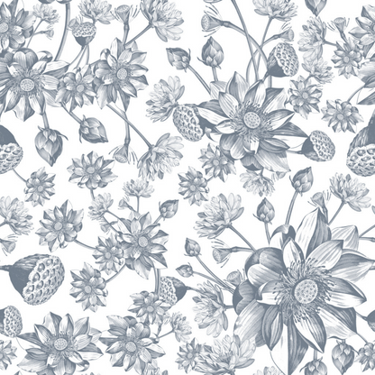 Denim Fields Wallpaper