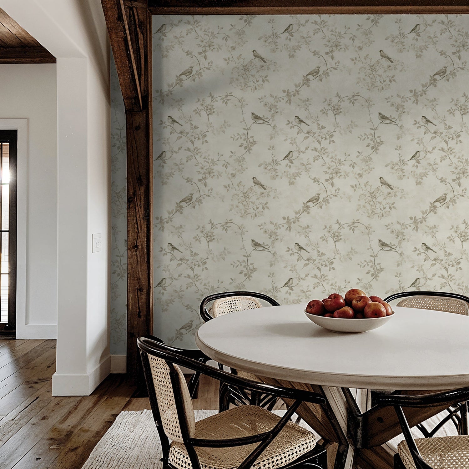 Vintage Songbird Wallpaper - 10 FT H X 33.25 FT W P&amp;S