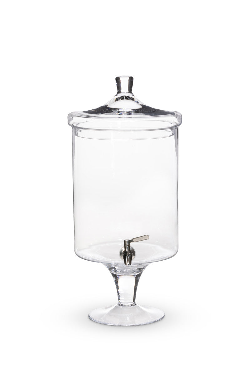 Sleek Crystal Beverage Dispenser, 12qt;