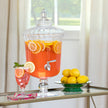 Classic Crystal Beverage Dispenser, 8qt.