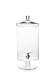 Sleek Crystal Beverage Dispenser, 8qt.