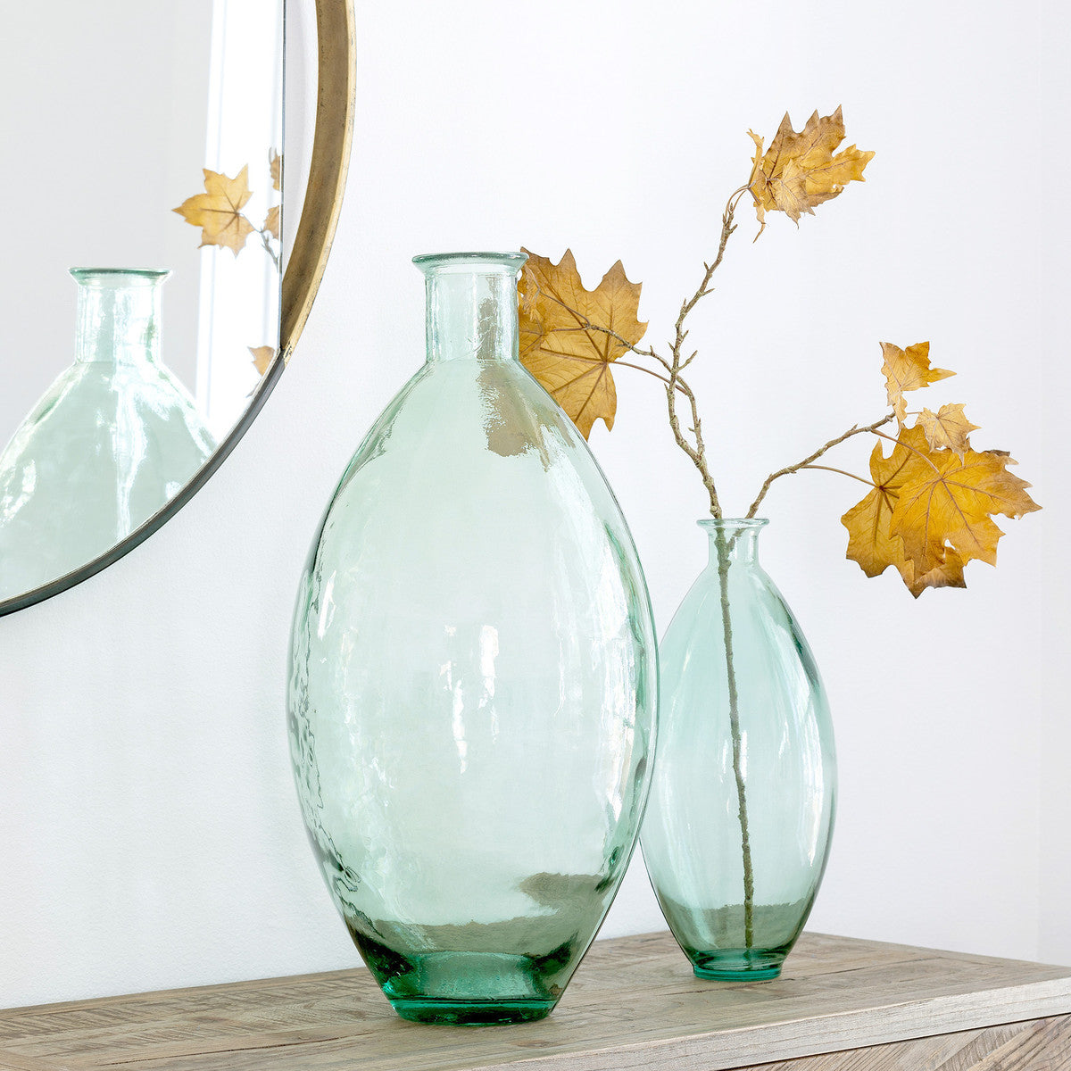 Recycled Glass Ares Vase, Large