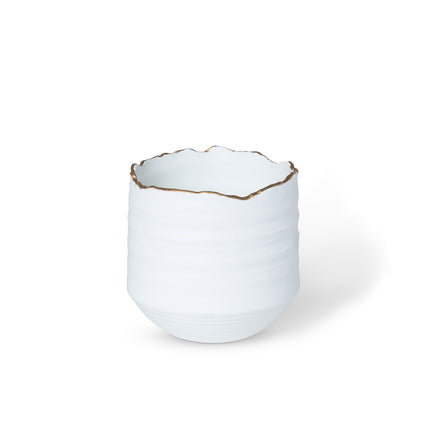 Gilded Organic Edge Pot, 5