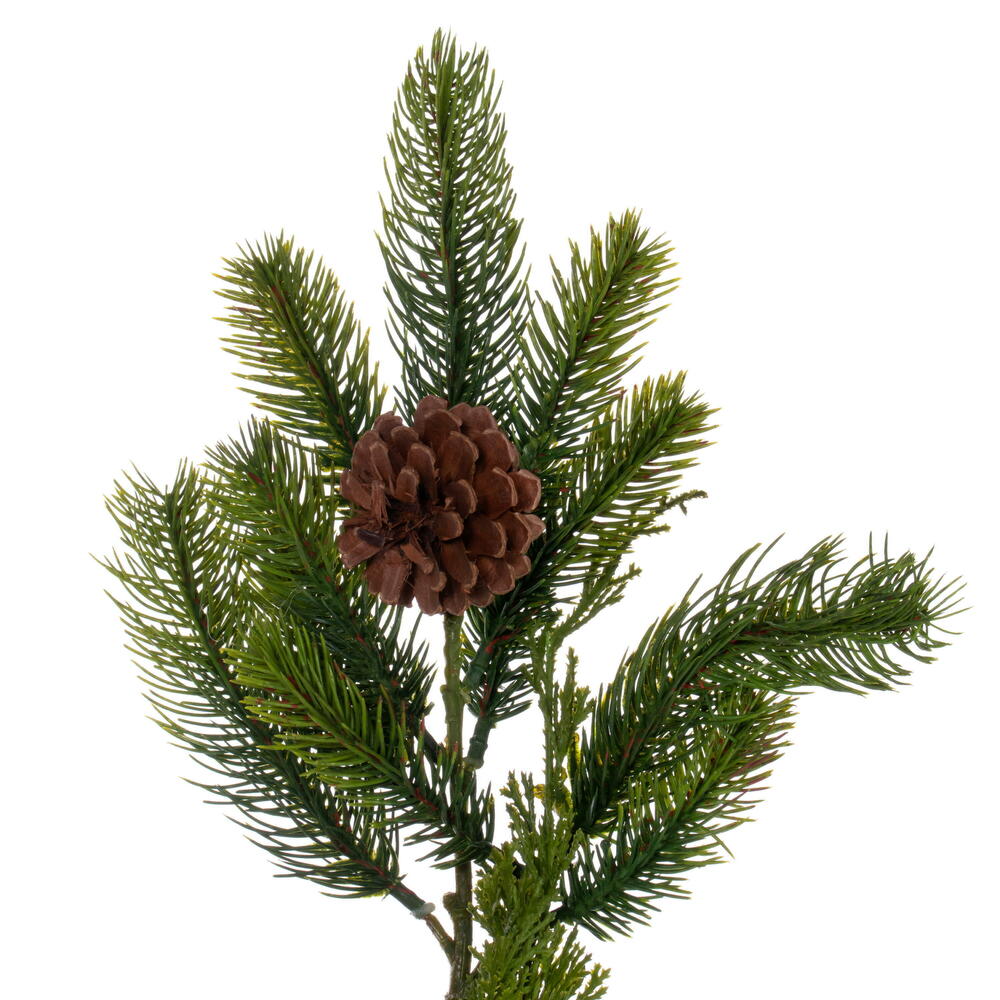 Holiday Pine Garland with Cones