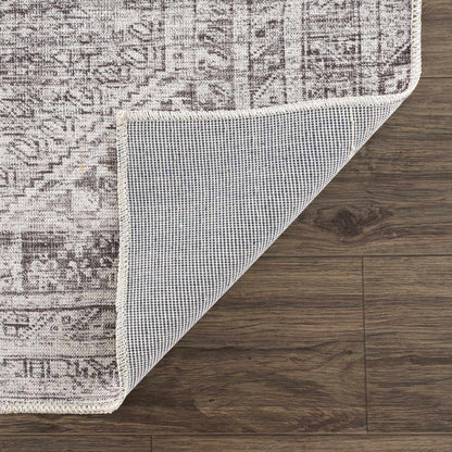 Nadie Blue Gray Medallion Area Rug - Clearance