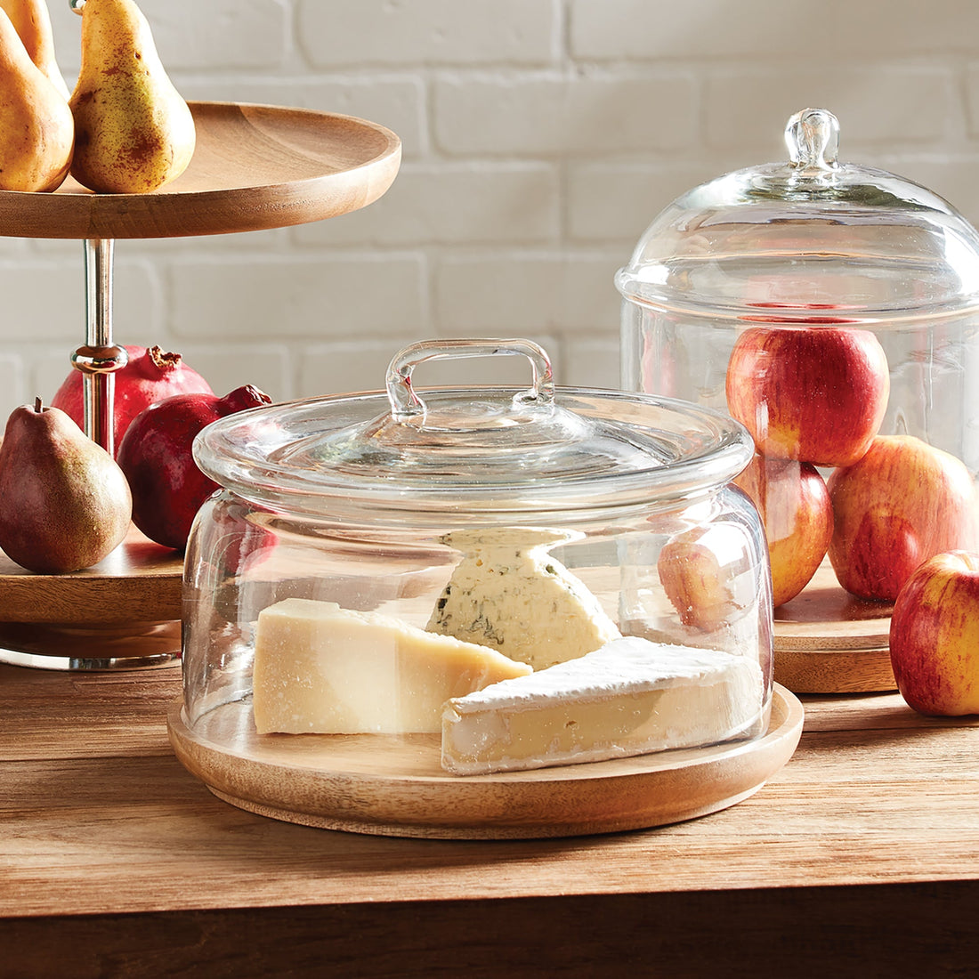 ADRIEN TRAY WITH CLOCHE