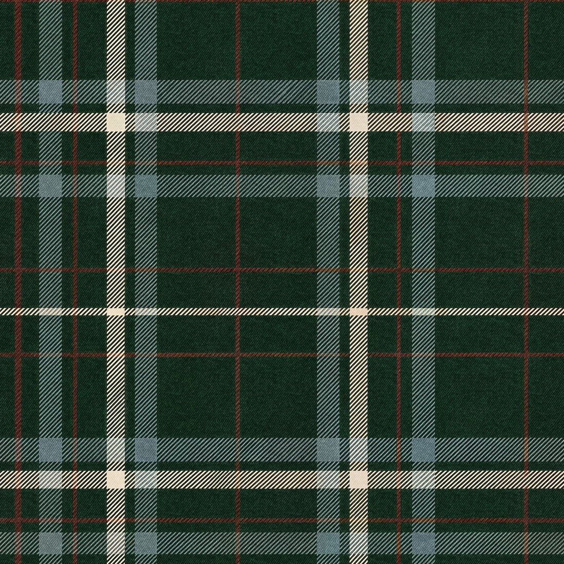Emerald Plaid Wallpaper