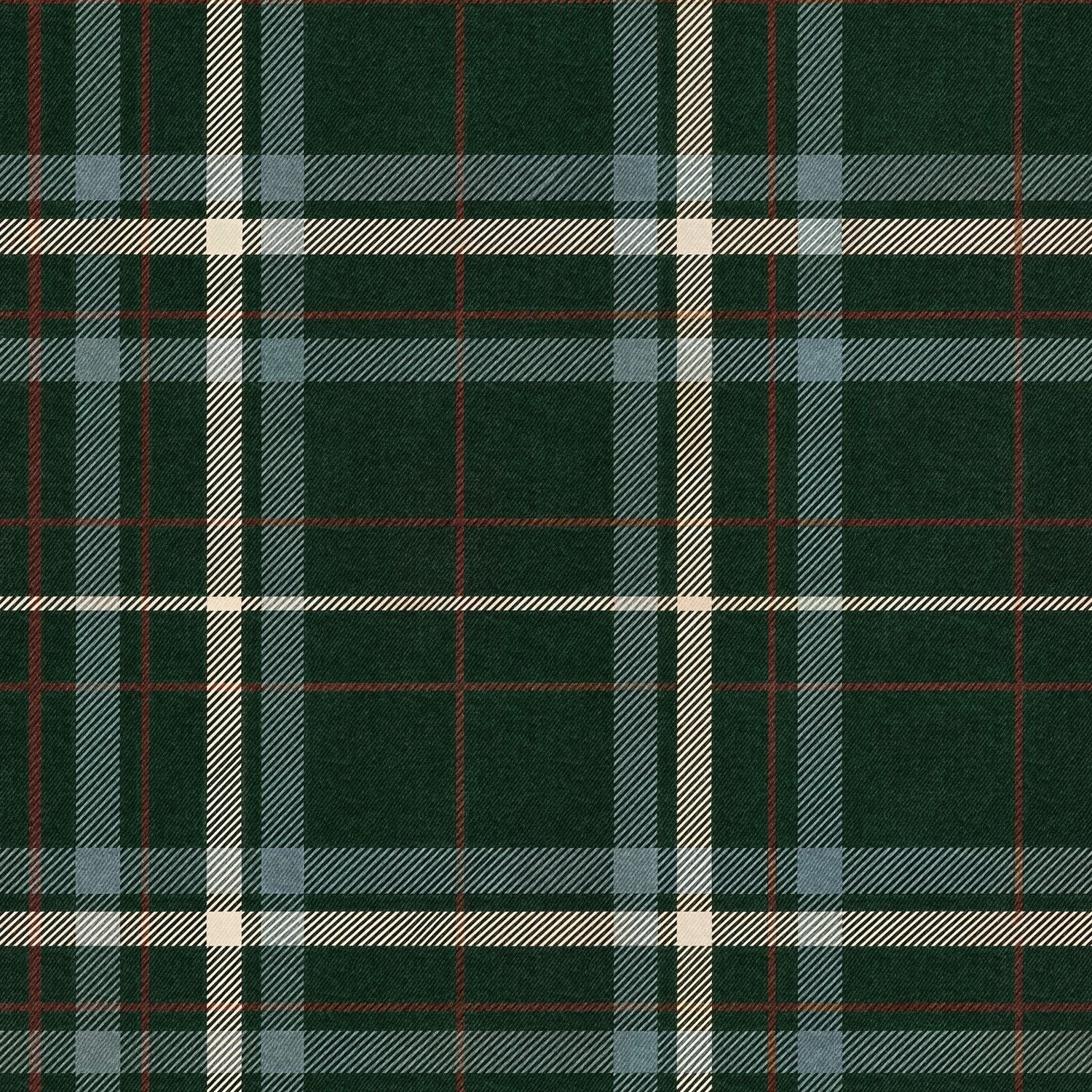 Emerald Plaid Wallpaper