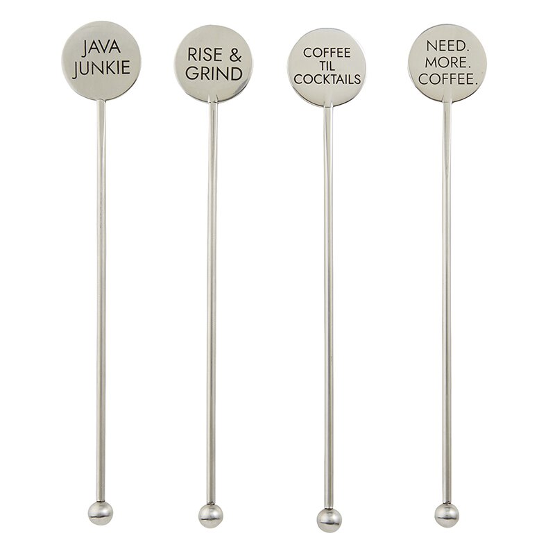 Stainless Steel Stir Sticks - Coffee