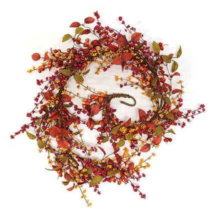 Bountiful Berries & Leaves Garland, 5ft