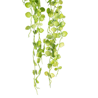 29" Artificial Green Mini Leaf Ivy in Hanging Pot