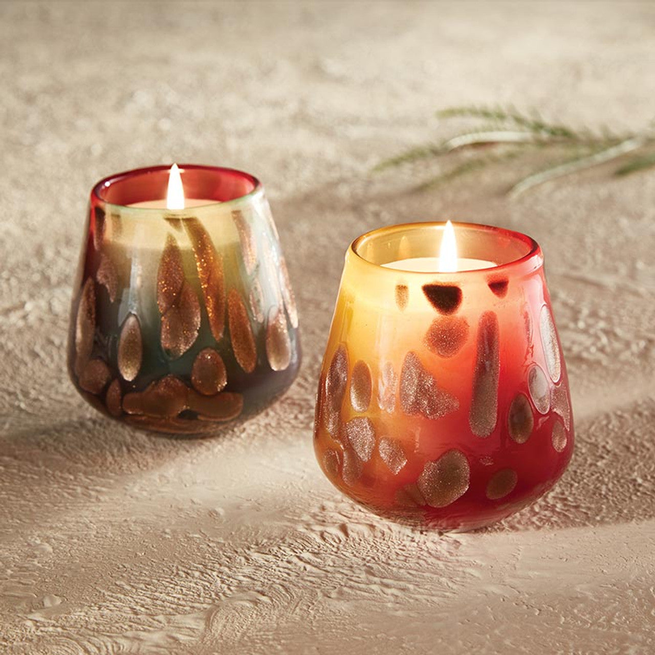 Sunset Murano Candle