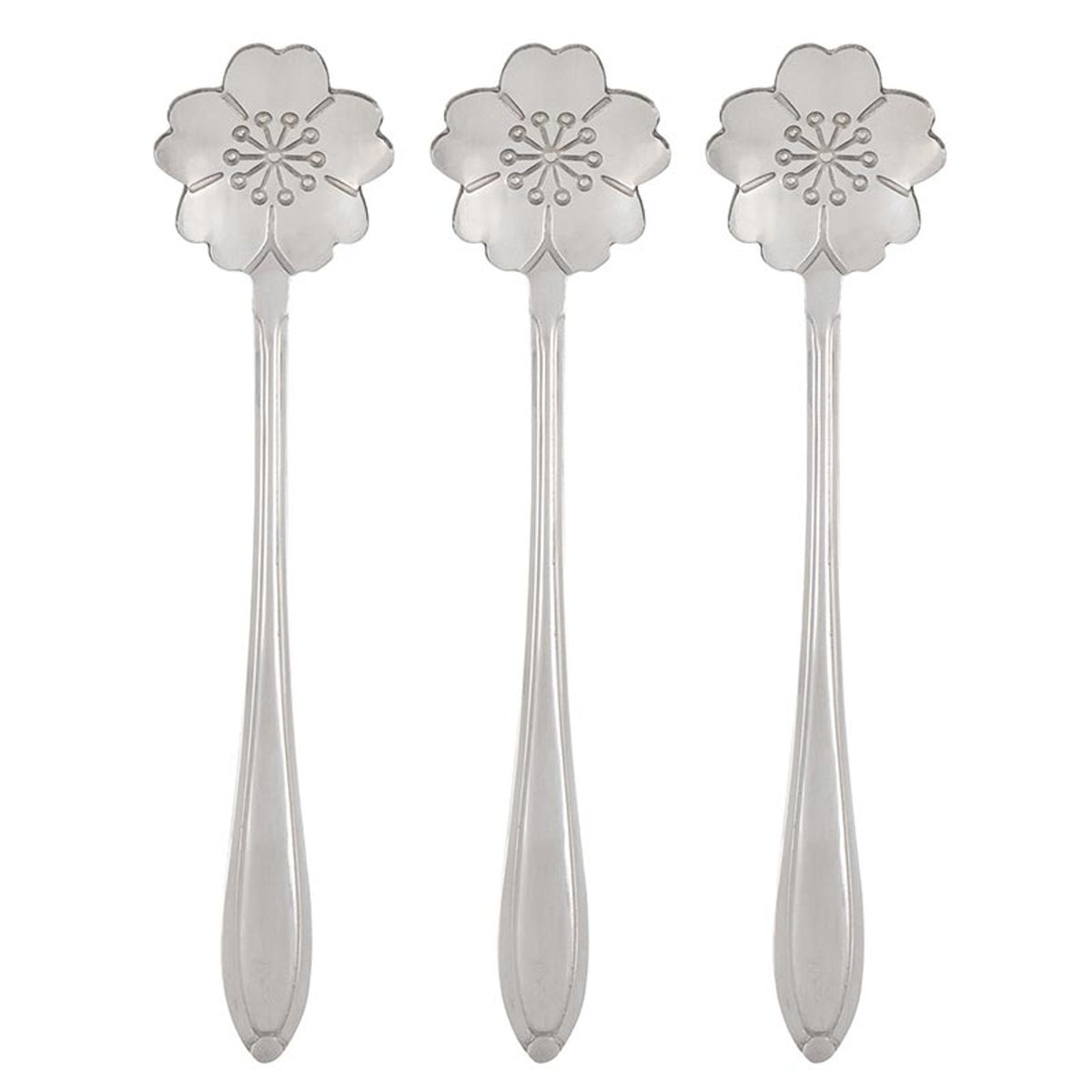 Floral Spoons- Set of 3