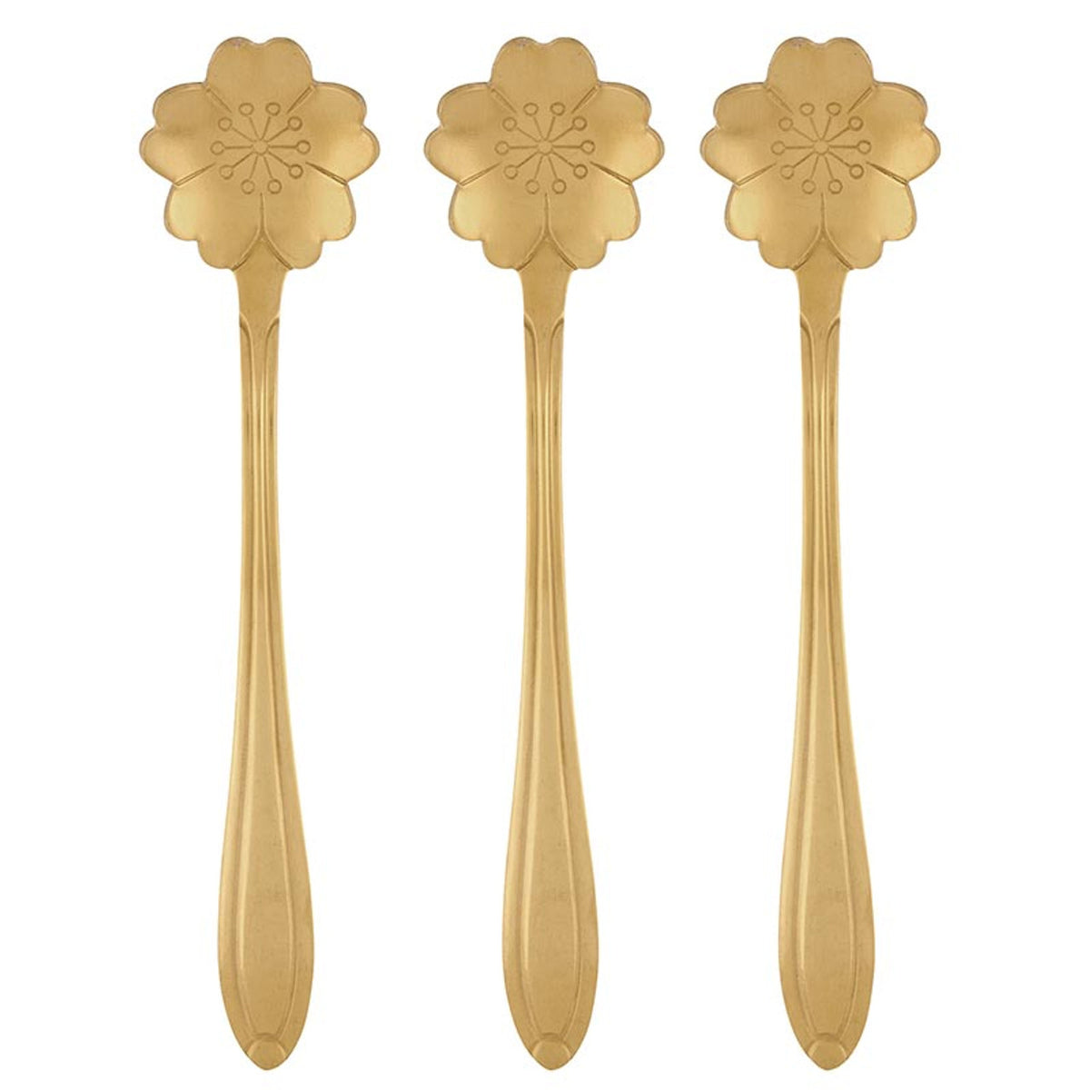 Floral Spoons- Set of 3