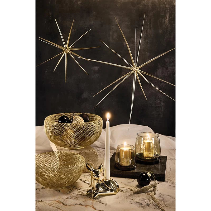 Golden Fawn Candle Holder