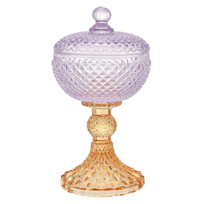 Pedestal Glass Jar