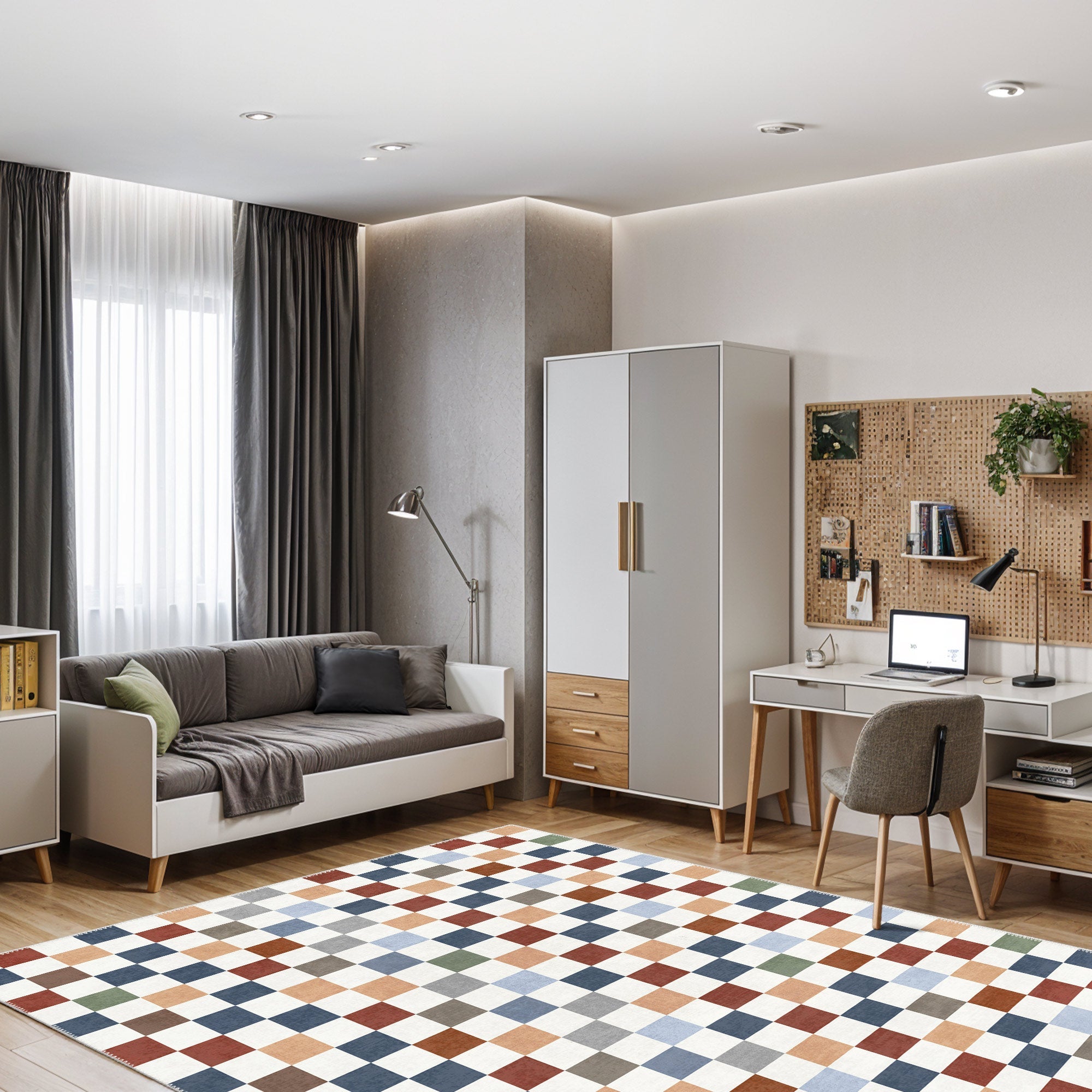 Flame Area Rug