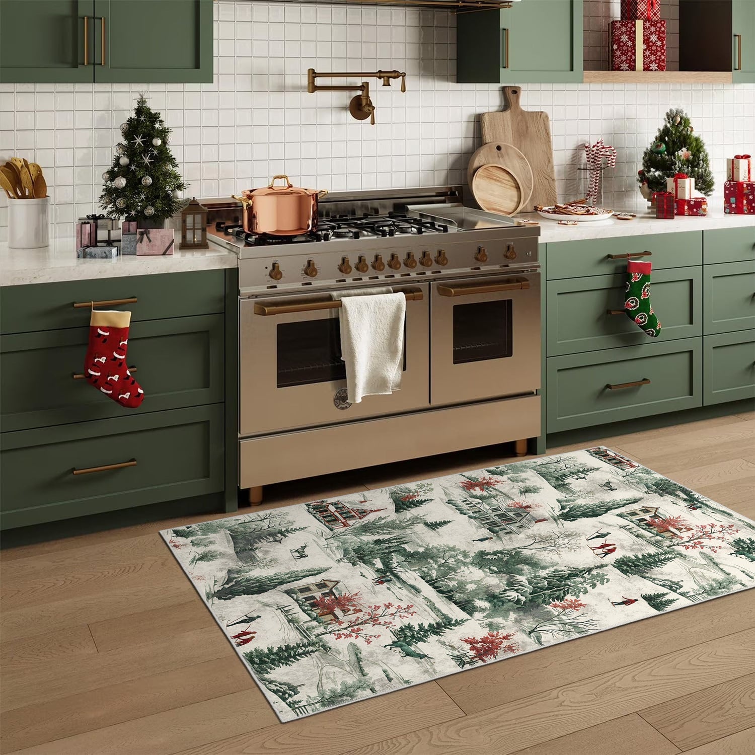 Glowmas Christmas Area Rug