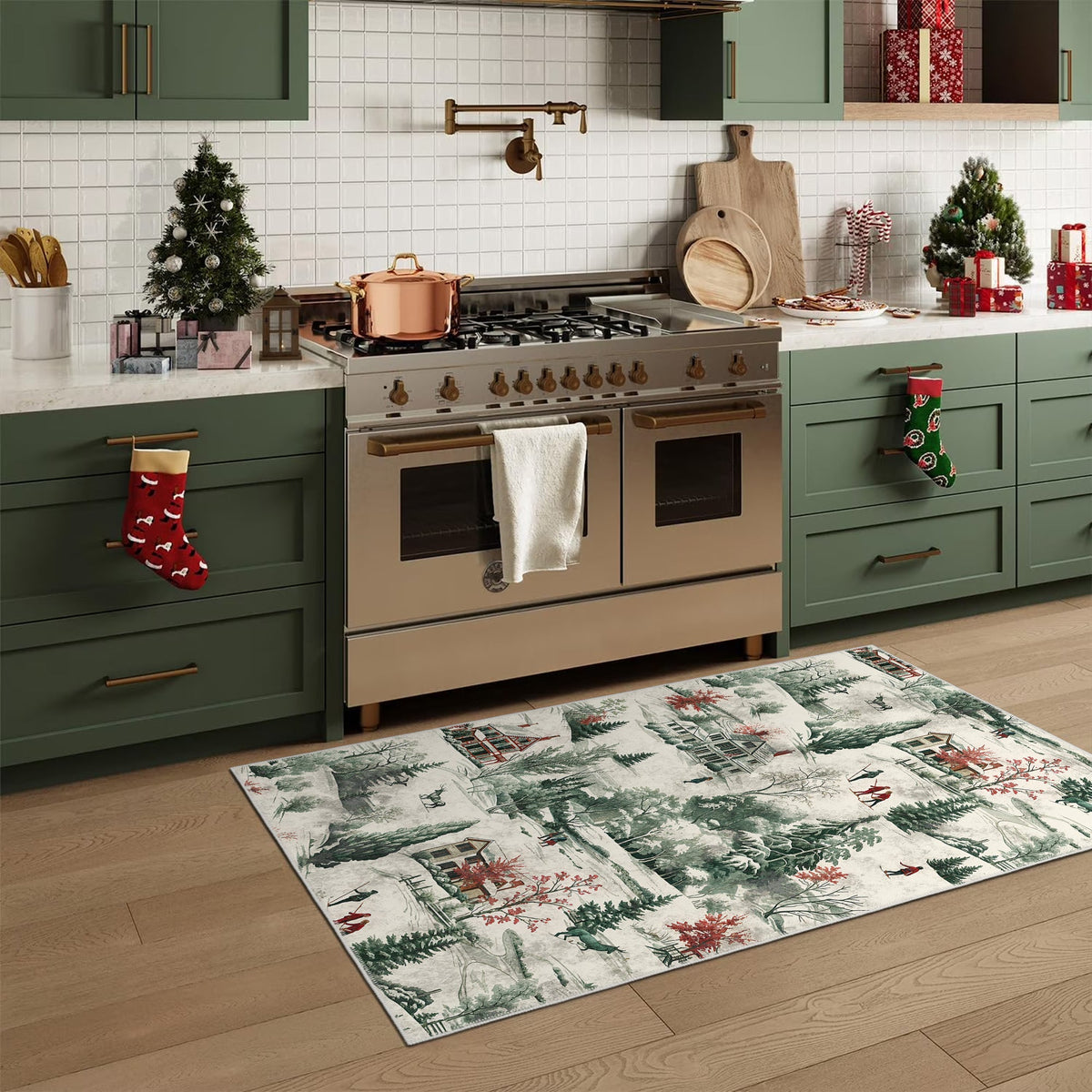 Glowmas Christmas Area Rug