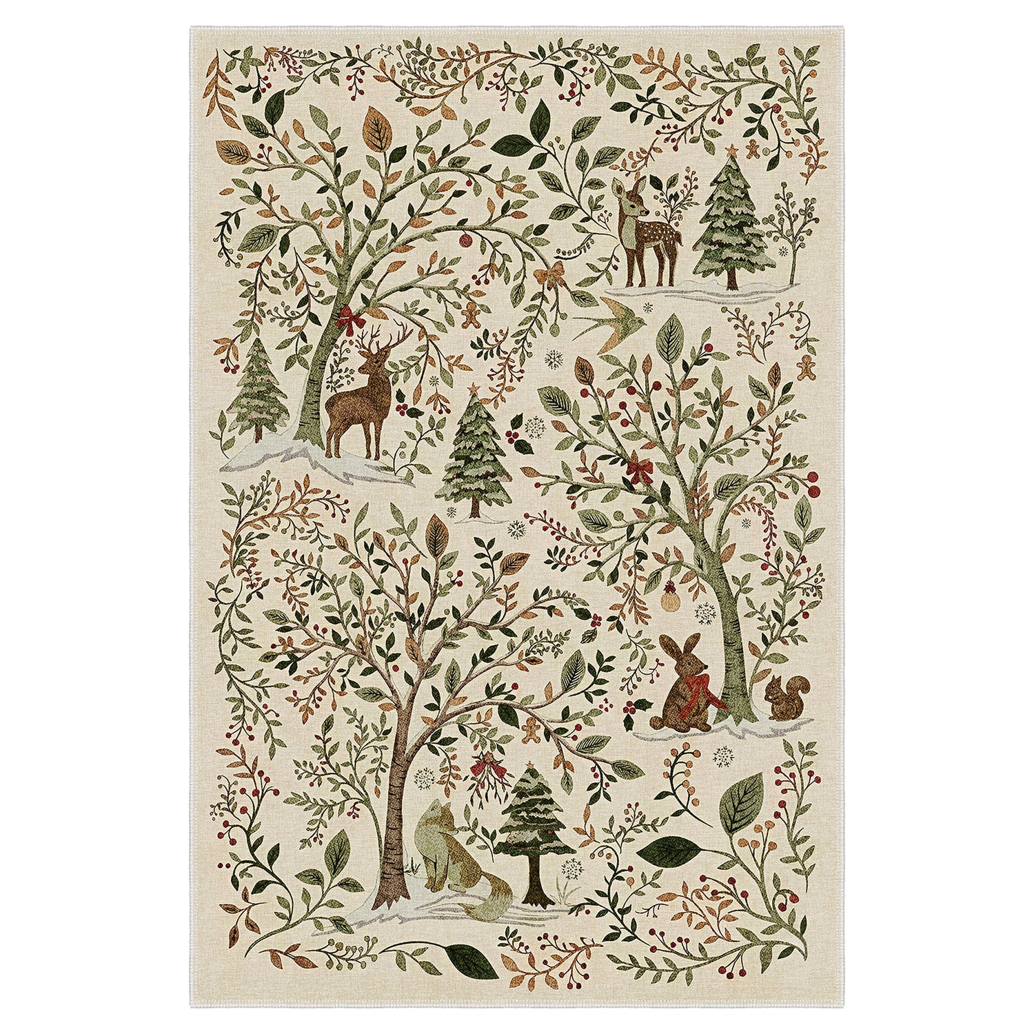 Solvyn Christmas Area Rug