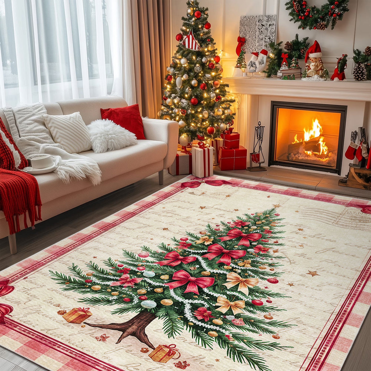 Sylven Christmas Area Rug