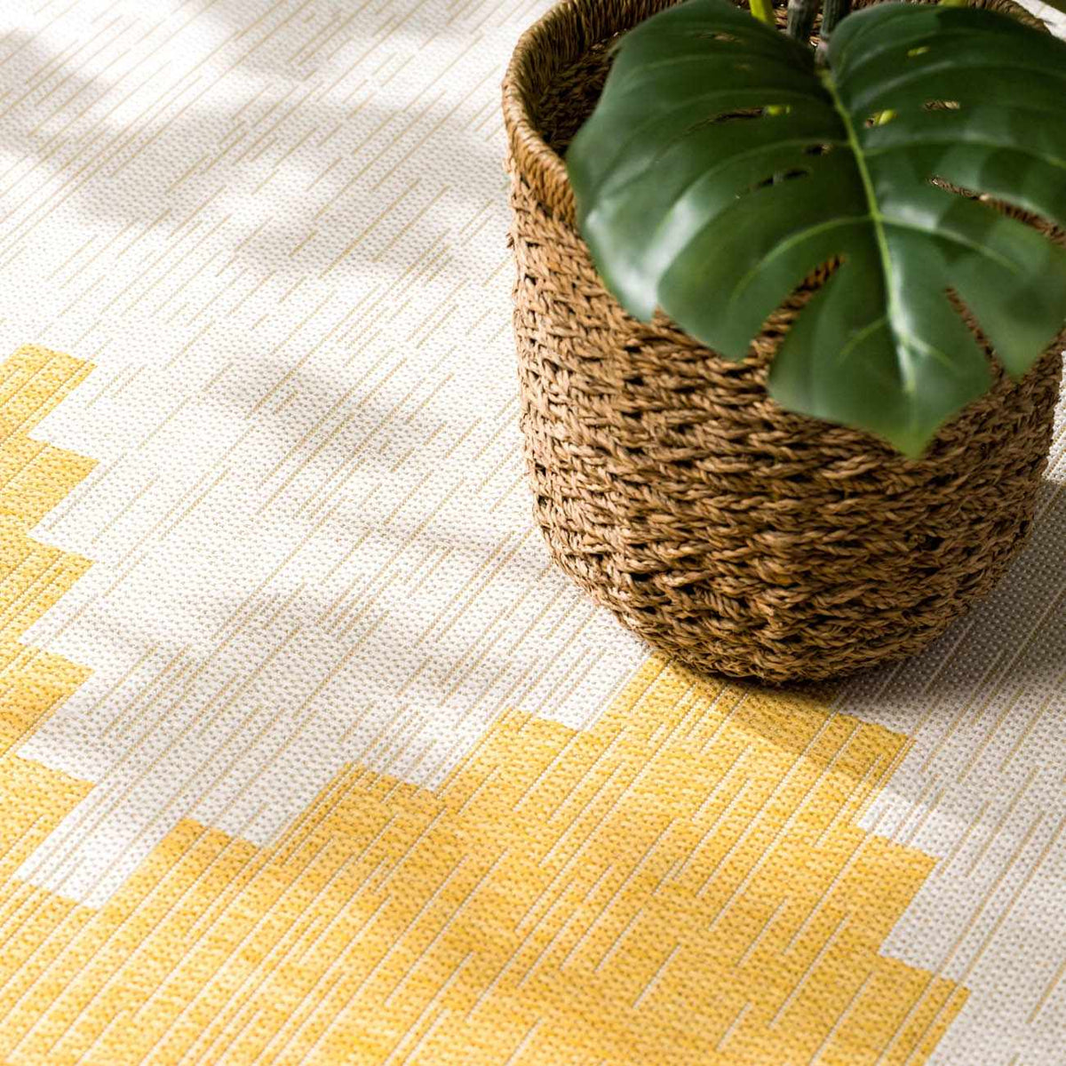 Djugun Yellow Outdoor Rug