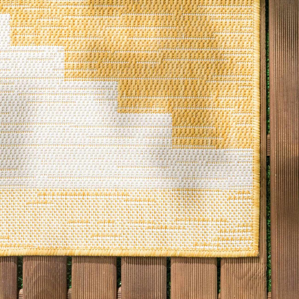 Djugun Yellow Outdoor Rug