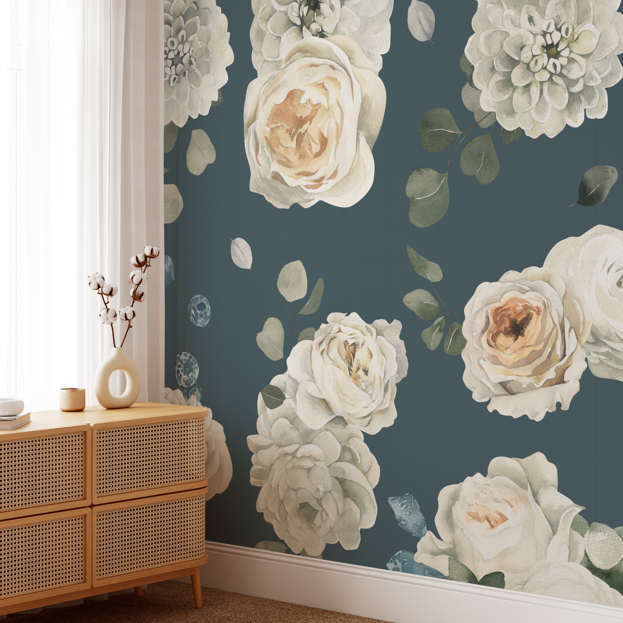 Forget Me Not Wallpaper -  2 FT H X 57 FT W LUXE