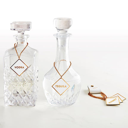 Wedding Decanter Tag Set