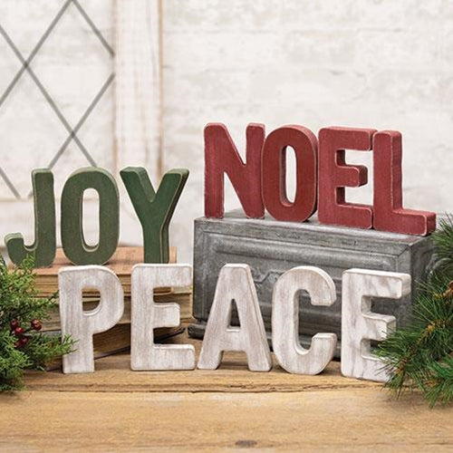 3/Set, Joy Cutout Letters