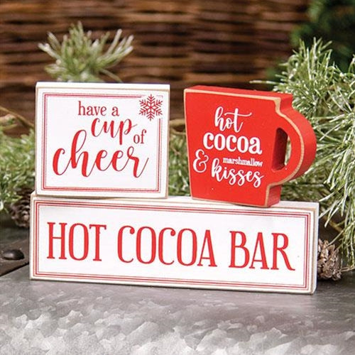 3/Set, Hot Cocoa Bar Blocks