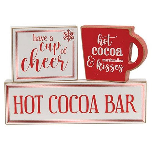 3/Set, Hot Cocoa Bar Blocks